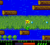 Frogger 2 (USA) In game screenshot